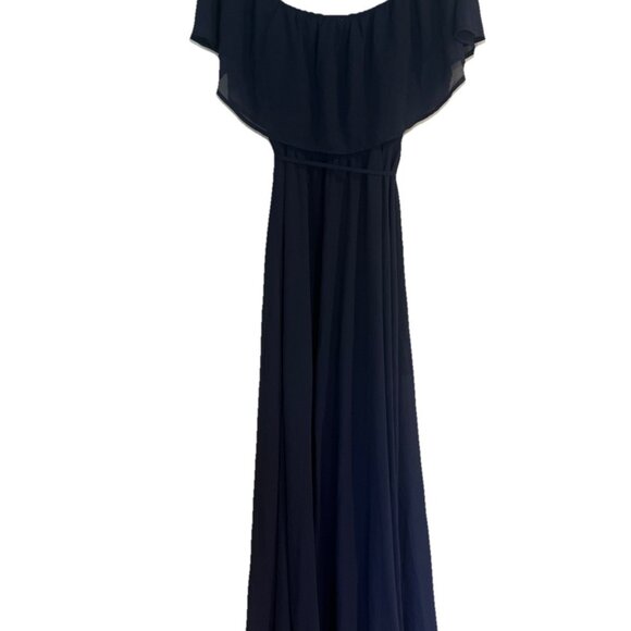 Baltic Born Navy Blue Maxi Dress Women’s XXL New  Formal Evening Gown Flowy - Picture 6 of 14